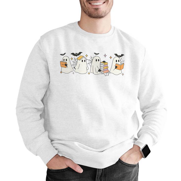 Ghosts Reading Books Library Halloween Teacher Men Women Kid Men Graphic Sweatshirt, funny gift Ghosts Reading Books Library Halloween Teacher Men Women Kid Men Graphic Sweatshirt, funny gift