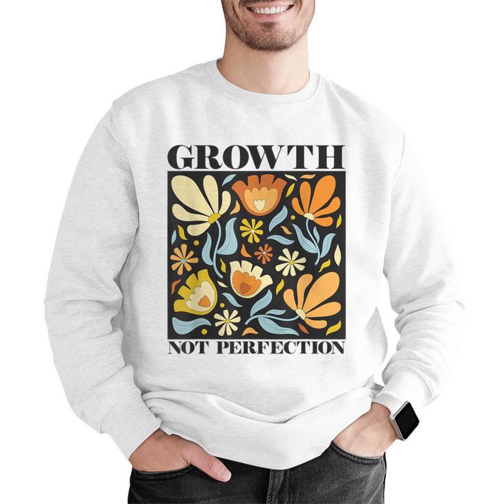 Growth Not Perfection Abstract Florals SPED Teacher Men Graphic Sweatshirt, funny gift Growth Not Perfection Abstract Florals SPED Teacher Men Graphic Sweatshirt, funny gift