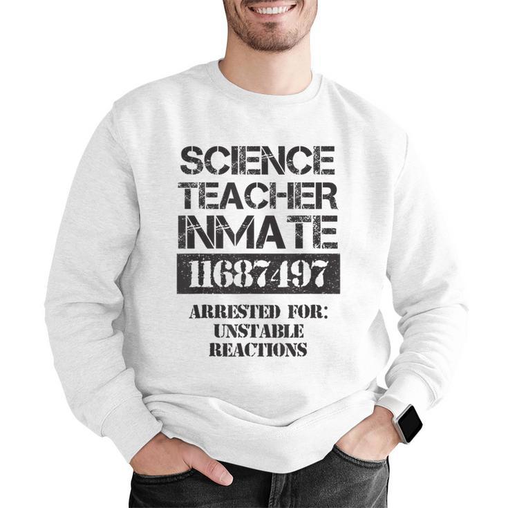 Halloween Science Teacher Prisoner Costume Men Graphic Sweatshirt, Science Teacher Sweatshirts, funny gift Halloween Science Teacher Prisoner Costume Men Graphic Sweatshirt, Science Teacher Sweatshirts, funny gift
