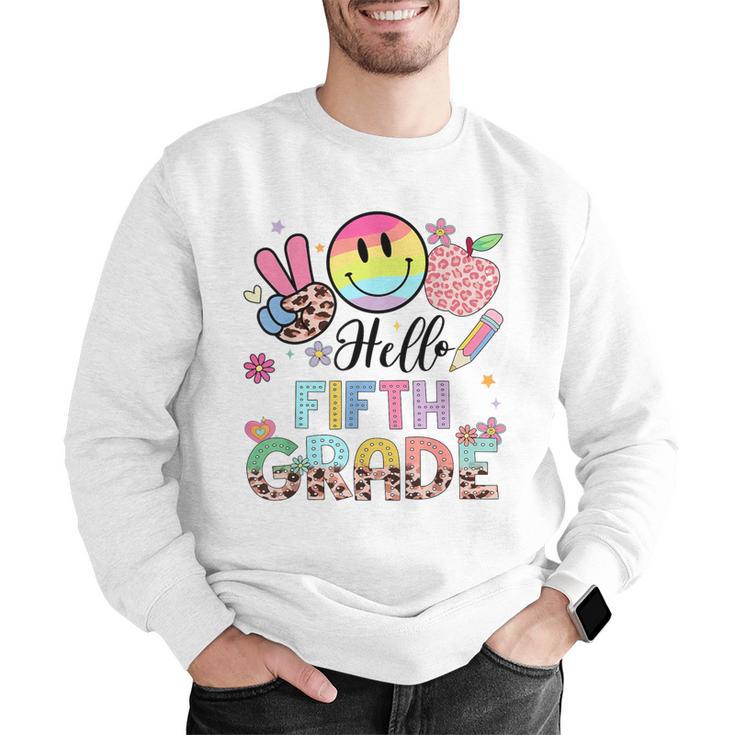 Hello 5th Grade Boy Girl Teacher Back To School 5th Grade Men Graphic Sweatshirt, funny gift Hello 5th Grade Boy Girl Teacher Back To School 5th Grade Men Graphic Sweatshirt, funny gift