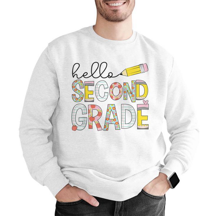 Hello Second Grade Team 2nd Grade Back To School Teacher Kid Men Graphic Sweatshirt, 2nd Grade Teacher Sweatshirts, funny gift Hello Second Grade Team 2nd Grade Back To School Teacher Kid Men Graphic Sweatshirt, 2nd Grade Teacher Sweatshirts, funny gift