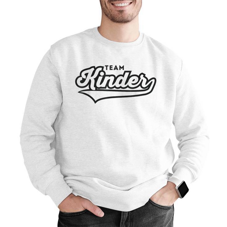 Kindergarten TEAM School Teacher Kinder Baseball-Style Shirt Men Graphic Sweatshirt, funny gift