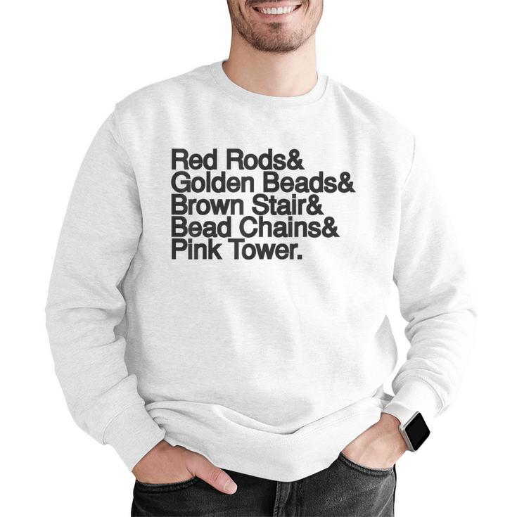 Montessori Helvetica Education Teacher Men Graphic Sweatshirt, funny gift