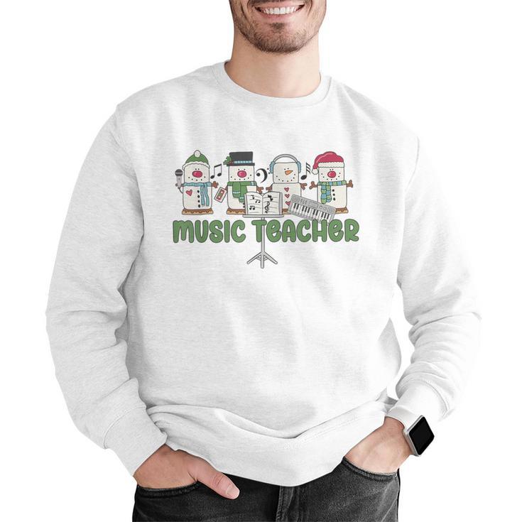 Music Teacher Christmas Holiday Wnter Music Instructor Men Graphic Sweatshirt, funny gift Music Teacher Christmas Holiday Wnter Music Instructor Men Graphic Sweatshirt, funny gift