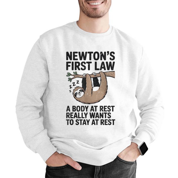 Newtons First Law Physics Jokes Science Teacher Men Graphic Sweatshirt, Science Teacher Sweatshirts, funny gift Newtons First Law Physics Jokes Science Teacher Men Graphic Sweatshirt, Science Teacher Sweatshirts, funny gift