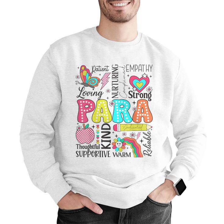 Para Paraprofessional Paraeducator Teacher Back To School Men Graphic Sweatshirt, funny gift Para Paraprofessional Paraeducator Teacher Back To School Men Graphic Sweatshirt, funny gift