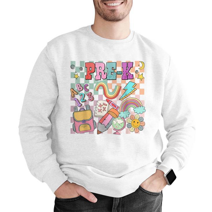 Pre K Back To School Teacher Student Men Women Kids Men Graphic Sweatshirt, funny gift