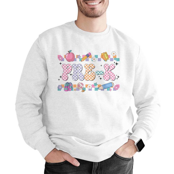 Pre-K Back To School Teachers Kids 1st Day Of School Men Graphic Sweatshirt, funny gift Pre-K Back To School Teachers Kids 1st Day Of School Men Graphic Sweatshirt, funny gift