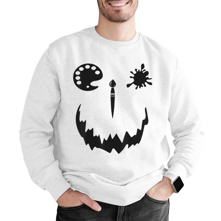 Pumpkin Artist Halloween Art Teacher Men Graphic Sweatshirt, funny gift