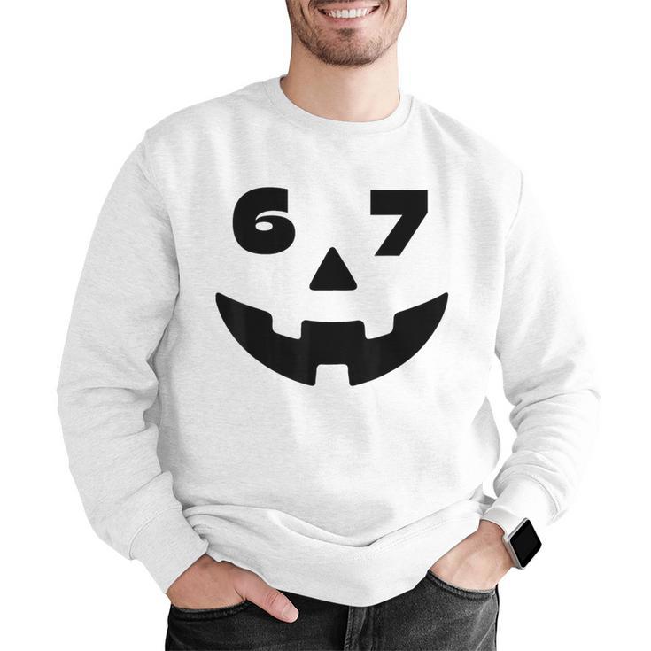 Six Seven Halloween Costume For Students Teachers 6 7 Men Graphic Sweatshirt, funny gift Six Seven Halloween Costume For Students Teachers 6 7 Men Graphic Sweatshirt, funny gift