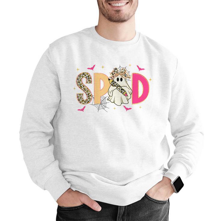 Sped Teacher Halloween Ghost Special Education Preppy Fall Men Graphic Sweatshirt, funny gift Sped Teacher Halloween Ghost Special Education Preppy Fall Men Graphic Sweatshirt, funny gift