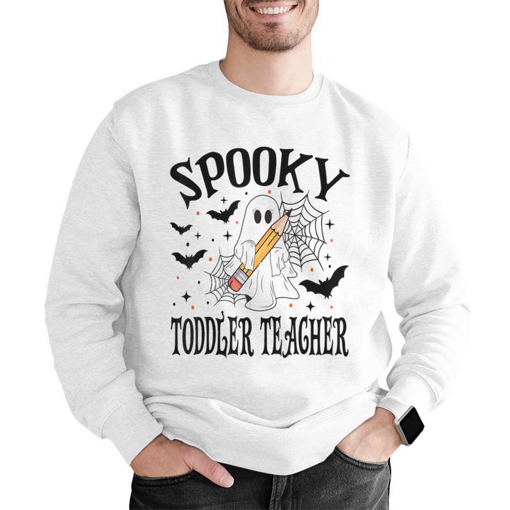 Spooky Toddler Teacher Halloween School Men Graphic Sweatshirt, funny gift Spooky Toddler Teacher Halloween School Men Graphic Sweatshirt, funny gift