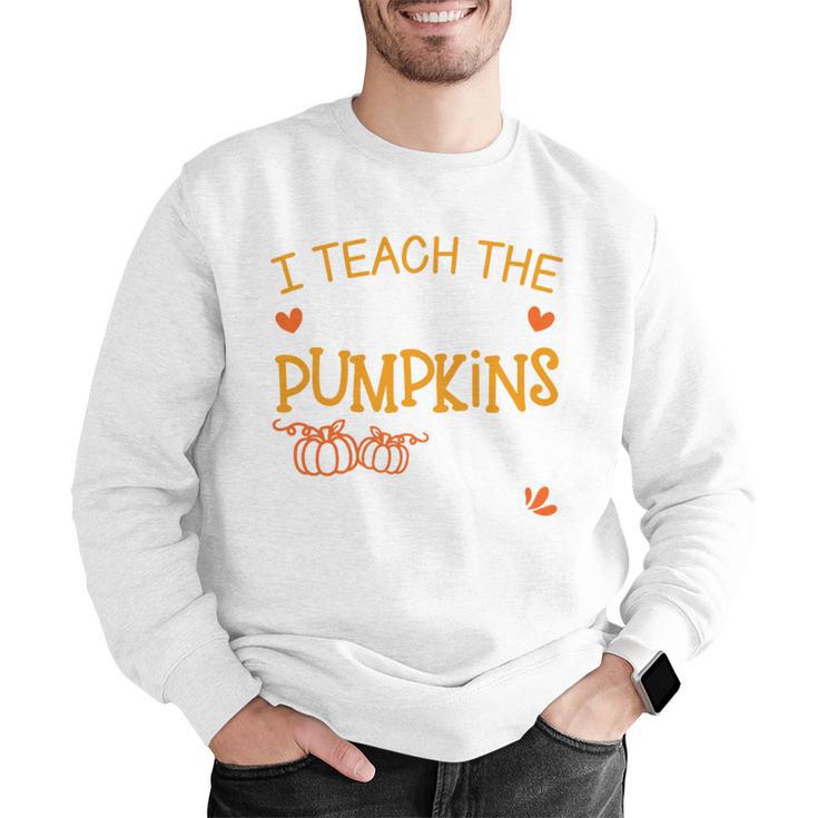 I Teach The Cutest Pumpkins In The Patch Shirt Teacher Men Graphic Sweatshirt, funny gift