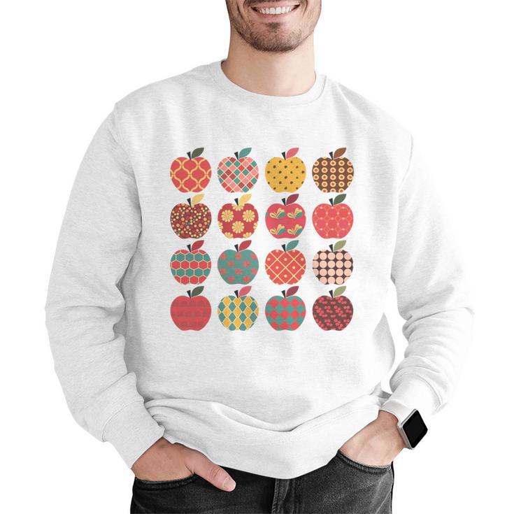 Teacher Apple Back To School Art For School Supplies Men Graphic Sweatshirt, funny gift Teacher Apple Back To School Art For School Supplies Men Graphic Sweatshirt, funny gift