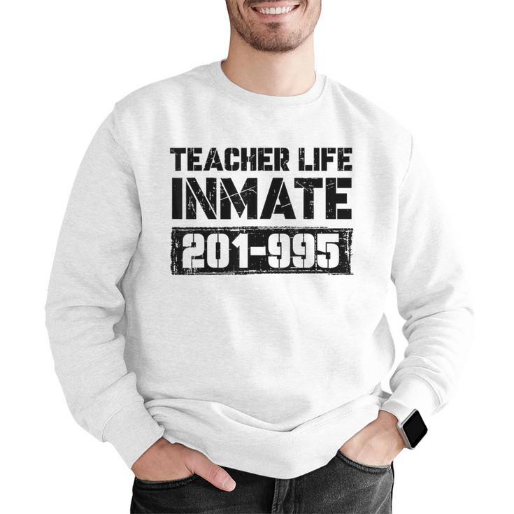 Teacher Life Jail Inmate Prisoner Halloween Costume Men Graphic Sweatshirt, funny gift Teacher Life Jail Inmate Prisoner Halloween Costume Men Graphic Sweatshirt, funny gift