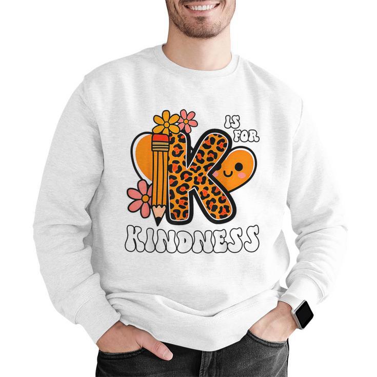 Unity Day Shirt Kindness Orange Teacher Kids Be Kind Men Graphic Sweatshirt, funny gift