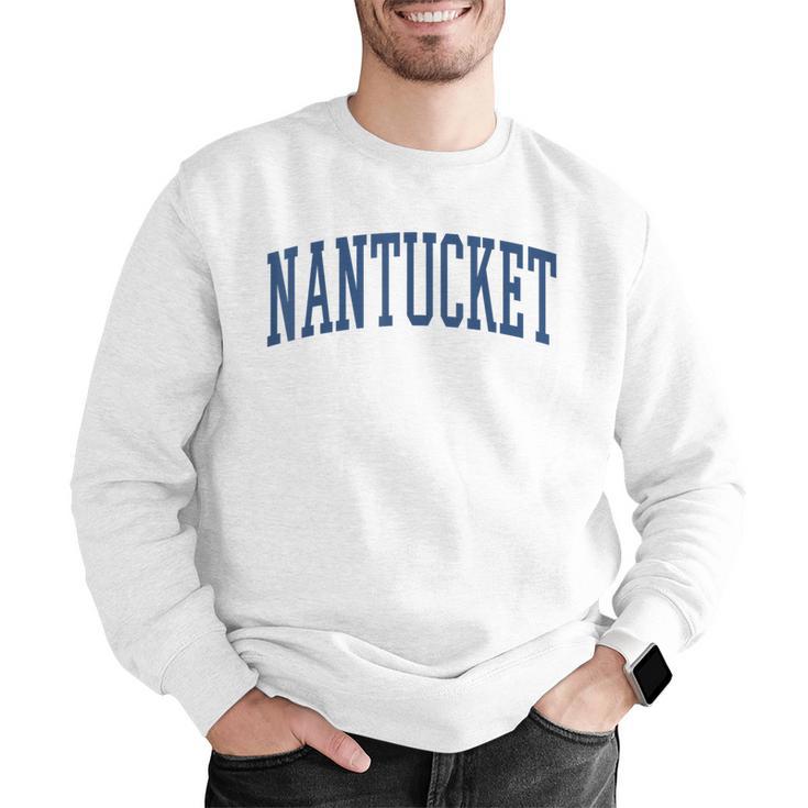 Varsity Grey Nantucket Men Graphic Sweatshirt, funny gift