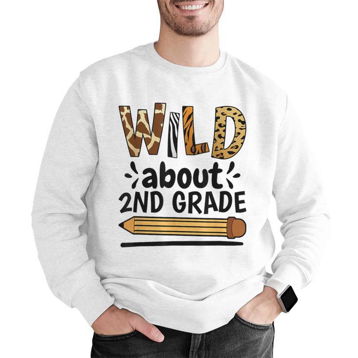 Wild About 2Nd Grade School Grade Teacher Men Graphic Sweatshirt, 2nd Grade Teacher Sweatshirts, funny gift Wild About 2Nd Grade School Grade Teacher Men Graphic Sweatshirt, 2nd Grade Teacher Sweatshirts, funny gift