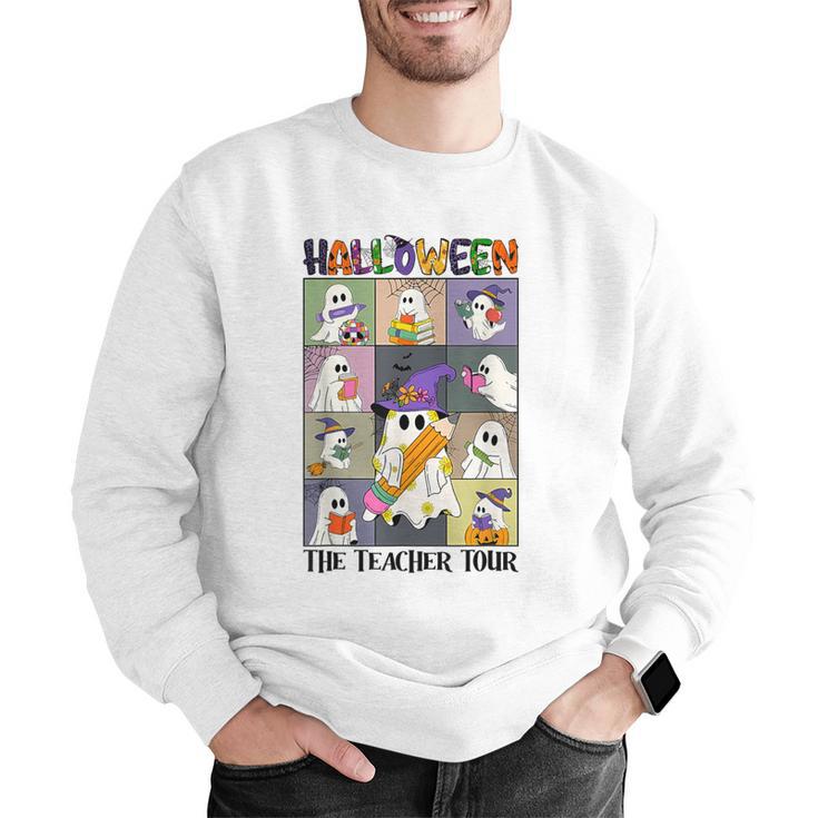 Women Halloween The Teacher Tour Ghosts Pencil Pumpkins Men Graphic Sweatshirt, funny gift Women Halloween The Teacher Tour Ghosts Pencil Pumpkins Men Graphic Sweatshirt, funny gift