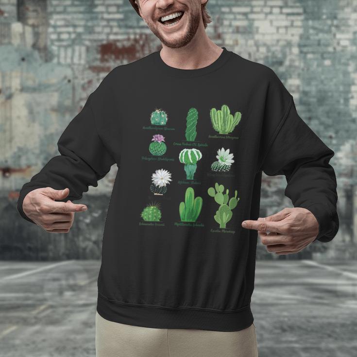 10 Types Of Cactus Succulent Teacher Chart Cactus Lover Tee Men Graphic Sweatshirt, gift for family, gift for coworker 10 Types Of Cactus Succulent Teacher Chart Cactus Lover Tee Men Graphic Sweatshirt, gift for family, gift for coworker