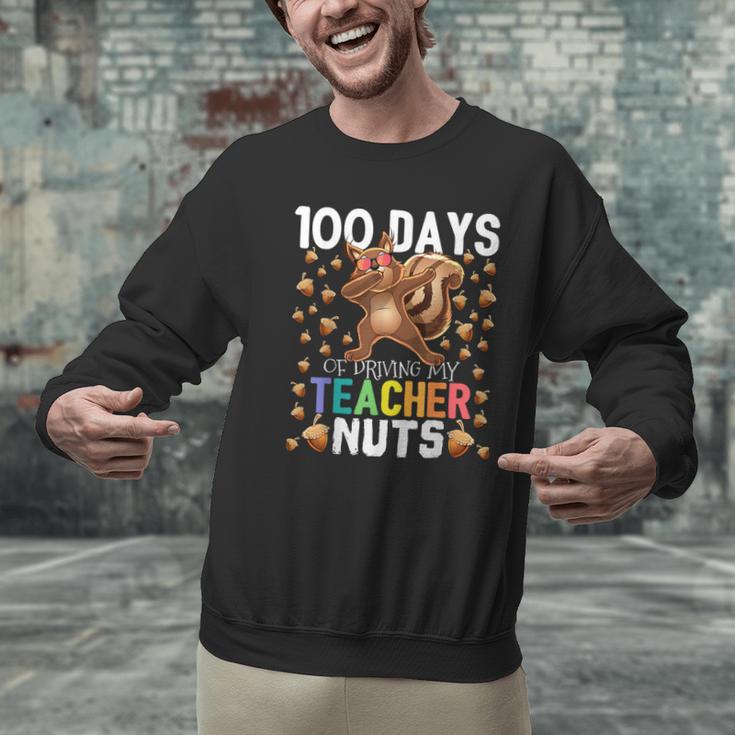 100 Days Of Driving My Teacher Nuts Dabbing Squirrel School Men Graphic Sweatshirt, gift for family, gift for coworker 100 Days Of Driving My Teacher Nuts Dabbing Squirrel School Men Graphic Sweatshirt, gift for family, gift for coworker