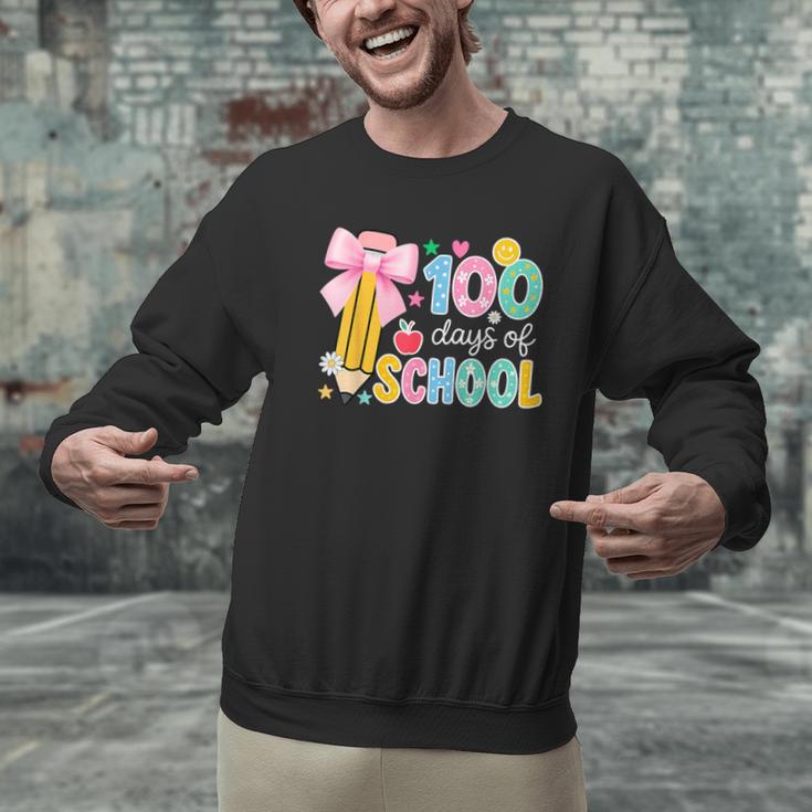 100 Days Of School Preppy 100th Day Of School Teachers Girls Men Graphic Sweatshirt, gift for family, gift for coworker 100 Days Of School Preppy 100th Day Of School Teachers Girls Men Graphic Sweatshirt, gift for family, gift for coworker