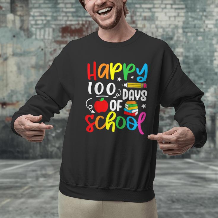 100th Day Of School Teachers Kids Girls Child Happy 100 Days Men Graphic Sweatshirt, gift for family, gift for coworker 100th Day Of School Teachers Kids Girls Child Happy 100 Days Men Graphic Sweatshirt, gift for family, gift for coworker