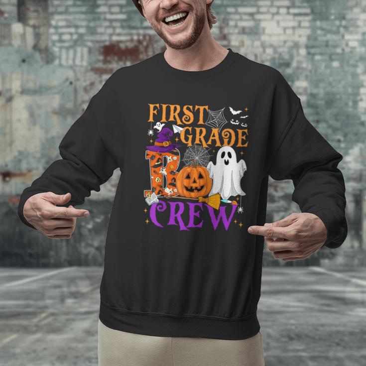 1st Grade Boo Crew Teacher Student Halloween Costume Men Graphic Sweatshirt, gift for family, gift for coworker 1st Grade Boo Crew Teacher Student Halloween Costume Men Graphic Sweatshirt, gift for family, gift for coworker