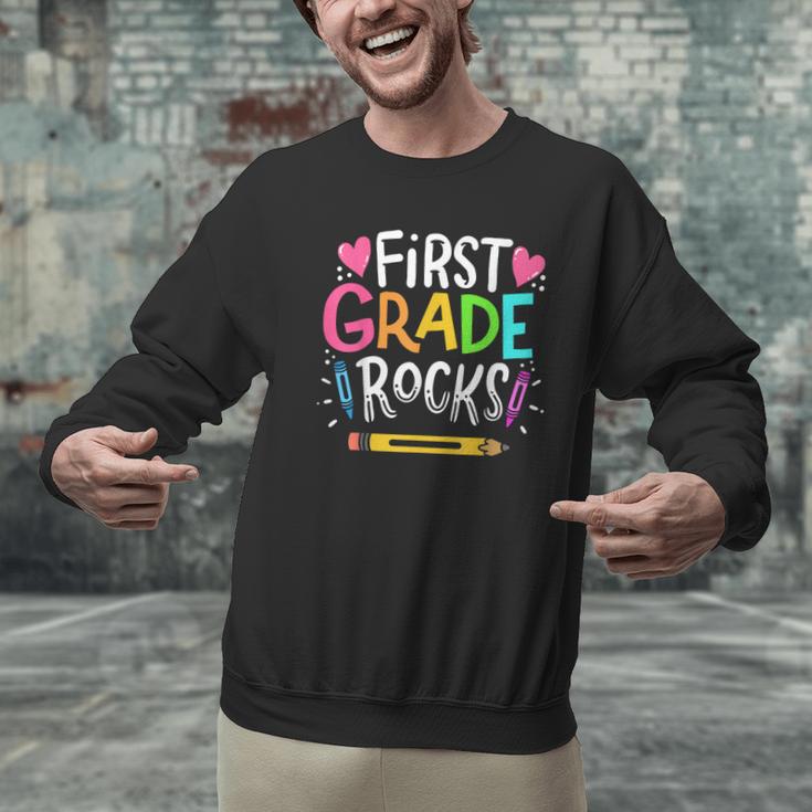 1st Grade Teacher Men Graphic Sweatshirt, gift for family, gift for coworker