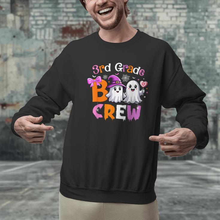 3rd Grade Boo Crew Third Grade Halloween Costume Teacher Kid Men Graphic Sweatshirt, gift for family, gift for coworker
