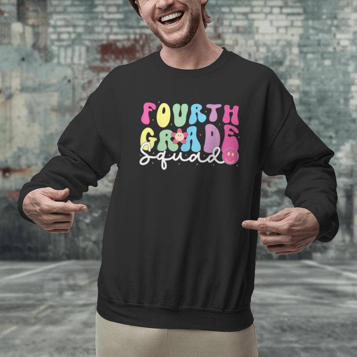 4th Grade Squad Fourth Teacher Student Team Back To School Men Graphic Sweatshirt, 4th Grade Teacher Sweatshirts, gift for family, gift for coworker 4th Grade Squad Fourth Teacher Student Team Back To School Men Graphic Sweatshirt, 4th Grade Teacher Sweatshirts, gift for family, gift for coworker