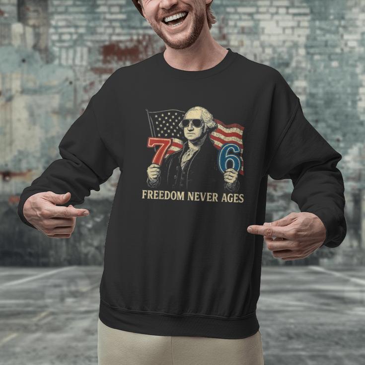 6-7 7-6 George Washington Freedom For Teachers Men Graphic Sweatshirt, gift for family, gift for coworker 6-7 7-6 George Washington Freedom For Teachers Men Graphic Sweatshirt, gift for family, gift for coworker