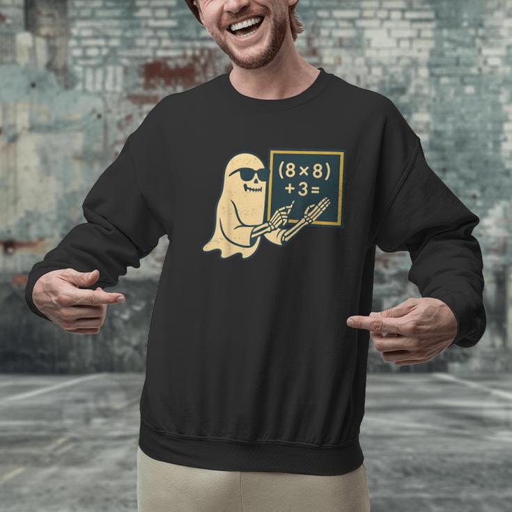 67 Teacher Halloween Skeleton Ghost Six Seven Meme Math Men Graphic Sweatshirt, gift for family, gift for coworker