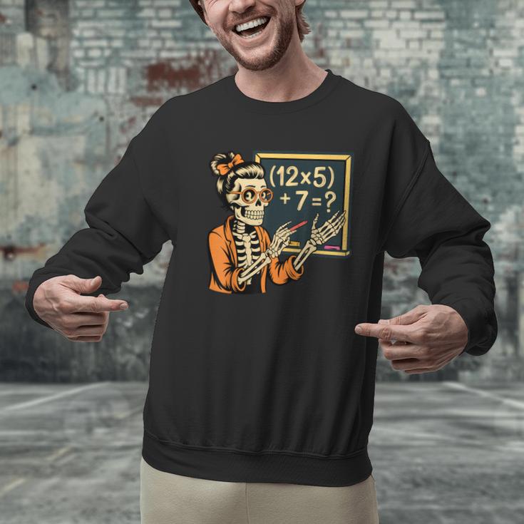 67 Teacher Halloween Skeleton Men Graphic Sweatshirt, gift for family, gift for coworker 67 Teacher Halloween Skeleton Men Graphic Sweatshirt, gift for family, gift for coworker