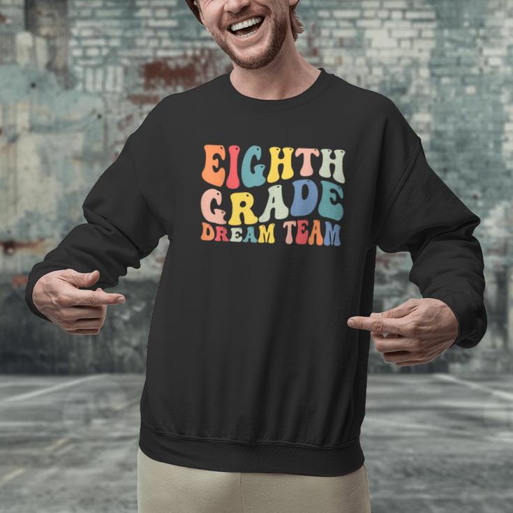 8th Grade Dream Team Teachers Boys Kids Retro Back To School Men Graphic Sweatshirt, gift for family, gift for coworker 8th Grade Dream Team Teachers Boys Kids Retro Back To School Men Graphic Sweatshirt, gift for family, gift for coworker