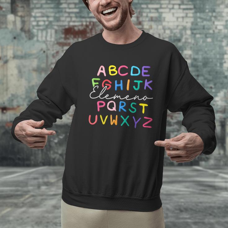 ABC Elemeno Kindergarten Teacher Boy Girl Kid Back To School Men Graphic Sweatshirt, gift for family, gift for coworker