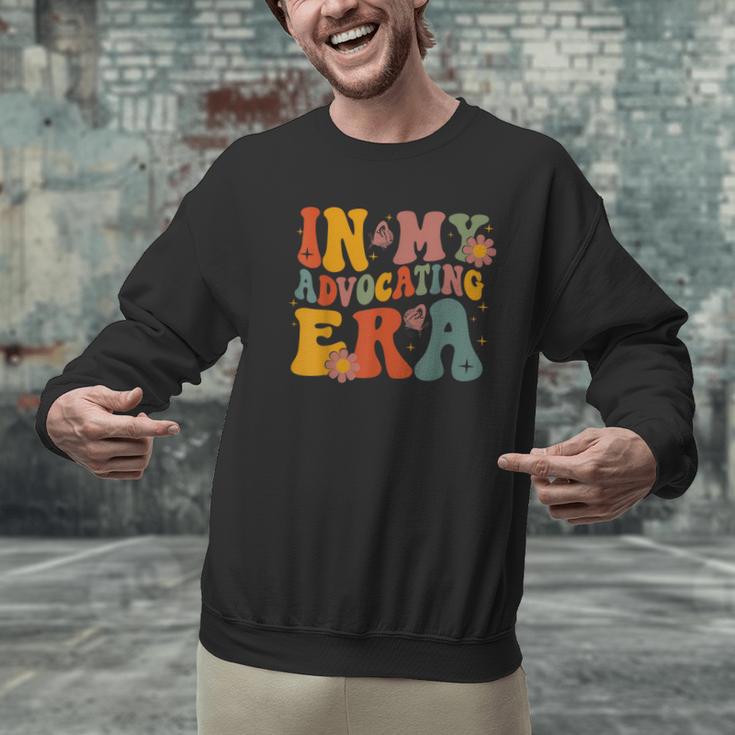 In My Advocating Era Advocate Autism Awareness Sped Teacher Men Women Kids Men Graphic Sweatshirt, gift for family, gift for coworker In My Advocating Era Advocate Autism Awareness Sped Teacher Men Women Kids Men Graphic Sweatshirt, gift for family, gift for coworker