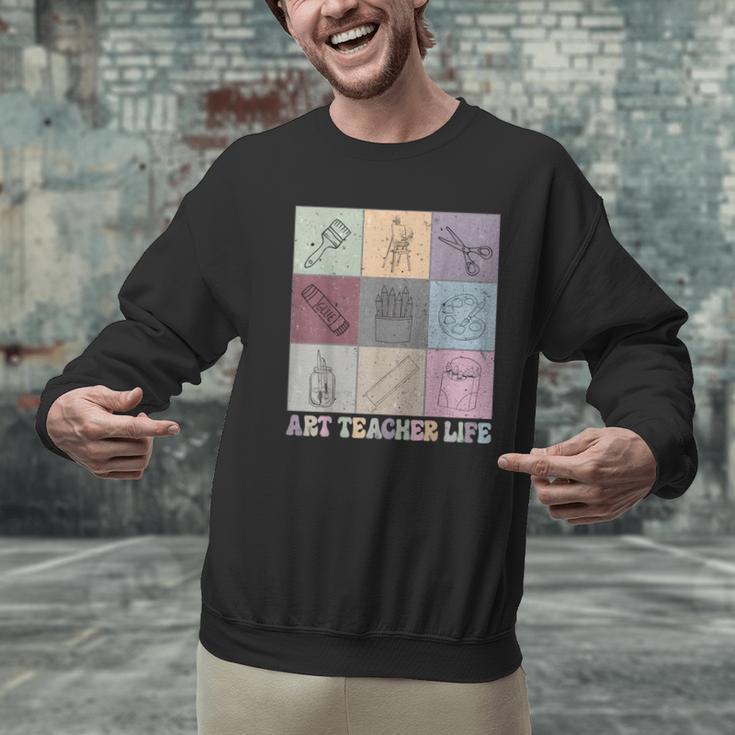 Art Teacher Life Retro Groovy Teaching Future Artists Men Graphic Sweatshirt, Future Teacher Sweatshirts, Groovy Teacher Sweatshirts, gift for family, gift for coworker Art Teacher Life Retro Groovy Teaching Future Artists Men Graphic Sweatshirt, Future Teacher Sweatshirts, Groovy Teacher Sweatshirts, gift for family, gift for coworker