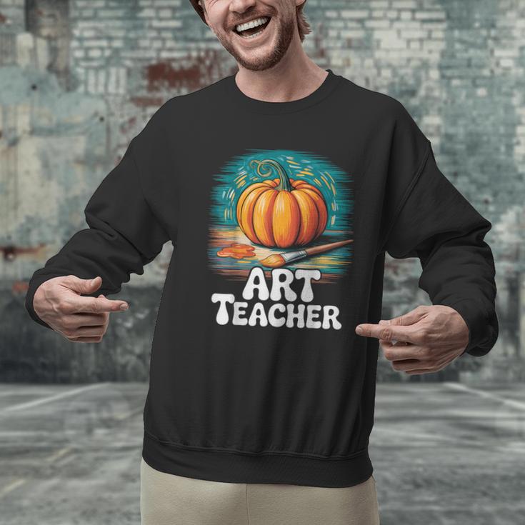 Art Teacher Pumpkin Painting Halloween Costume Men Graphic Sweatshirt, gift for family, gift for coworker Art Teacher Pumpkin Painting Halloween Costume Men Graphic Sweatshirt, gift for family, gift for coworker