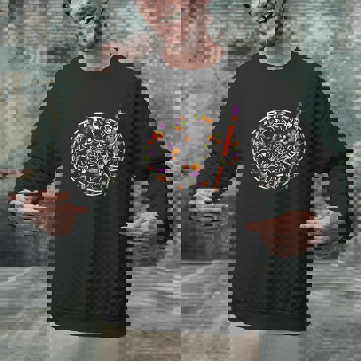 Art Teacher Pumpkin Scary Halloween Costume Men Women Men Graphic Sweatshirt, gift for family, gift for coworker