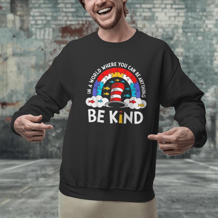Autism Awareness For Teacher Why Fit In Doctor Cat Hat Cool Men Graphic Sweatshirt, gift for family, gift for coworker Autism Awareness For Teacher Why Fit In Doctor Cat Hat Cool Men Graphic Sweatshirt, gift for family, gift for coworker