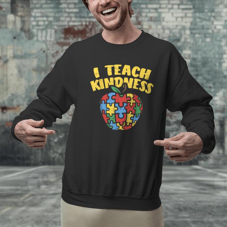 Autism Teacher Shirt I Teach Kindness Apple Puzzle Awareness Men Graphic Sweatshirt, gift for family, gift for coworker Autism Teacher Shirt I Teach Kindness Apple Puzzle Awareness Men Graphic Sweatshirt, gift for family, gift for coworker