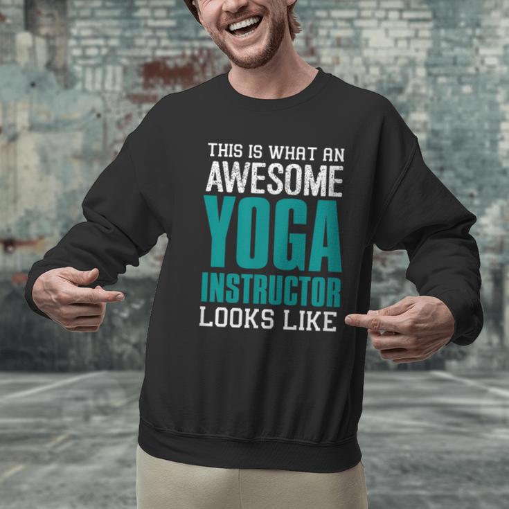 This Is What An Awesome Yoga Instructor Yoga Teacher Men Graphic Sweatshirt, gift for family, gift for coworker This Is What An Awesome Yoga Instructor Yoga Teacher Men Graphic Sweatshirt, gift for family, gift for coworker