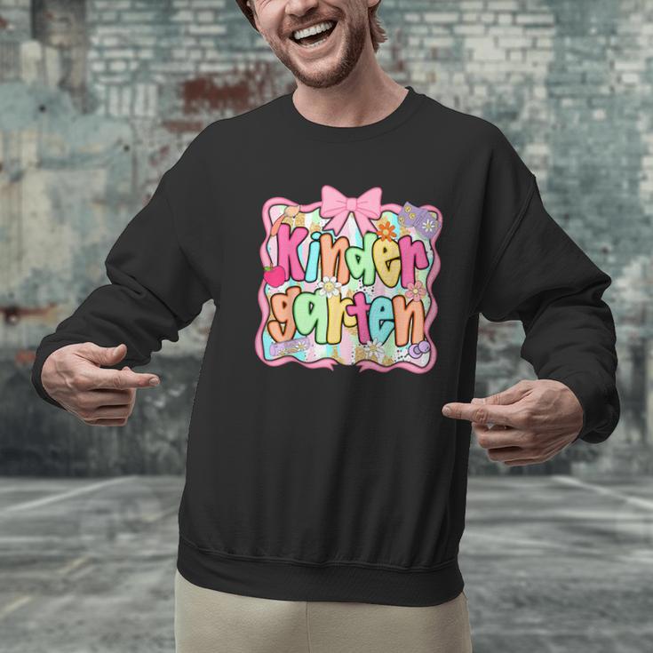 Back To School Kindergarten Preppy Teacher Girl Men Graphic Sweatshirt, gift for family, gift for coworker