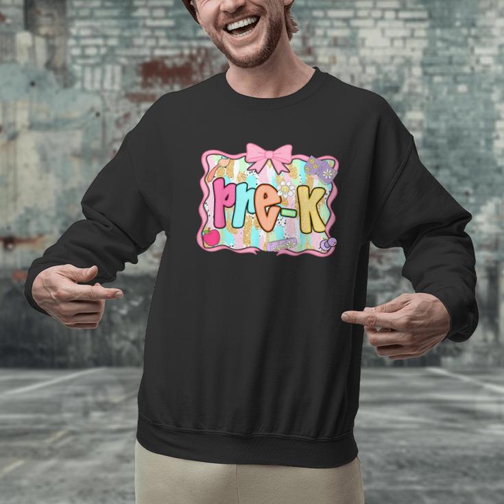 Back To School Pre-K Preppy Teacher Girl Men Graphic Sweatshirt, gift for family, gift for coworker Back To School Pre-K Preppy Teacher Girl Men Graphic Sweatshirt, gift for family, gift for coworker