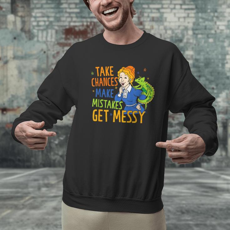 Beauty Teacher Take Chances Make Mistakes Get Messy Men Graphic Sweatshirt, gift for family, gift for coworker Beauty Teacher Take Chances Make Mistakes Get Messy Men Graphic Sweatshirt, gift for family, gift for coworker
