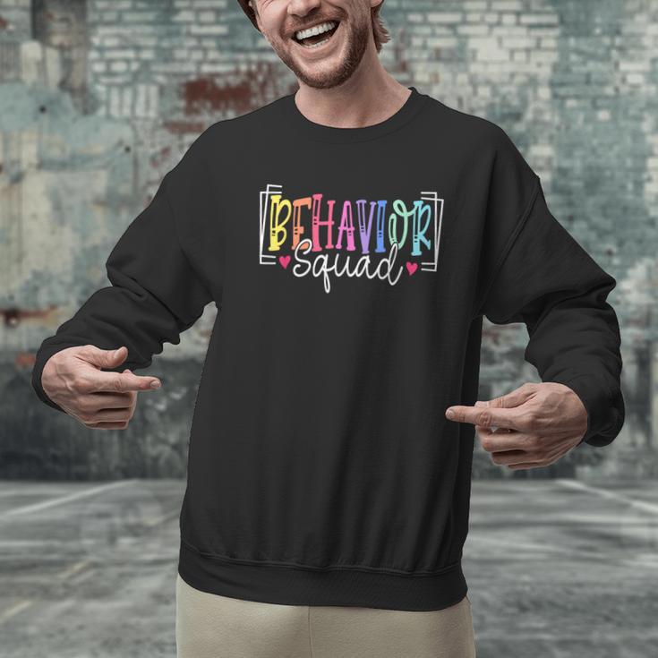 Behavior Squad Therapy Therapists Teachers Behavior Team Men Graphic Sweatshirt, gift for family, gift for coworker Behavior Squad Therapy Therapists Teachers Behavior Team Men Graphic Sweatshirt, gift for family, gift for coworker