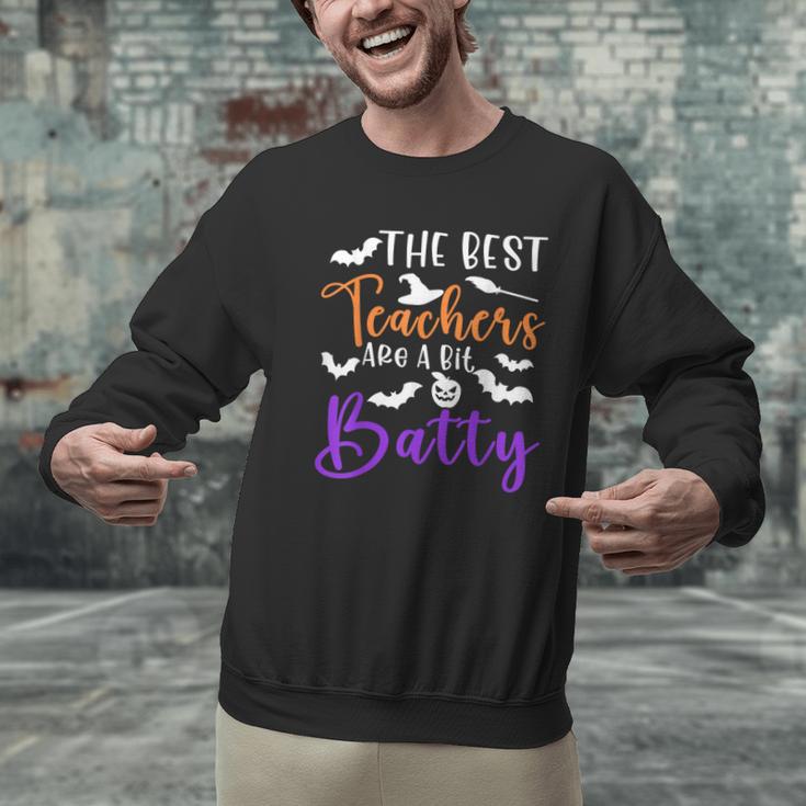 The Best Teachers Are A Bit Batty Teacher Bat Halloween Men Graphic Sweatshirt, gift for family, gift for coworker The Best Teachers Are A Bit Batty Teacher Bat Halloween Men Graphic Sweatshirt, gift for family, gift for coworker