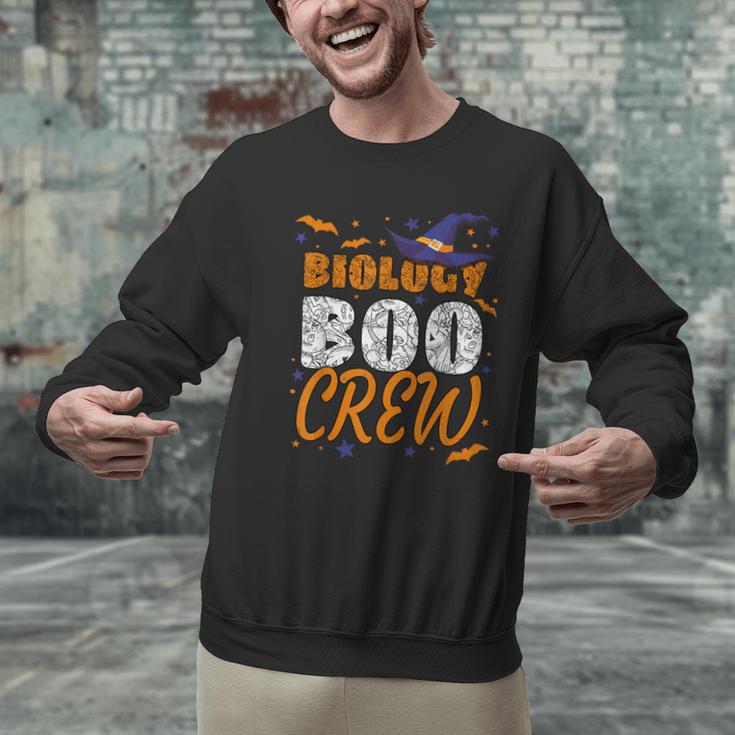 Biology Boo Crew Halloween Biology Teacher Matching For Men Women Kids Men Graphic Sweatshirt, gift for family, gift for coworker