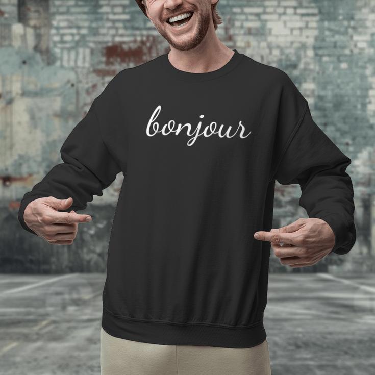 Bonjour T Shirt French Language Saying Teacher Student Men Women Girls Kids Men Graphic Sweatshirt, gift for family, gift for coworker Bonjour T Shirt French Language Saying Teacher Student Men Women Girls Kids Men Graphic Sweatshirt, gift for family, gift for coworker